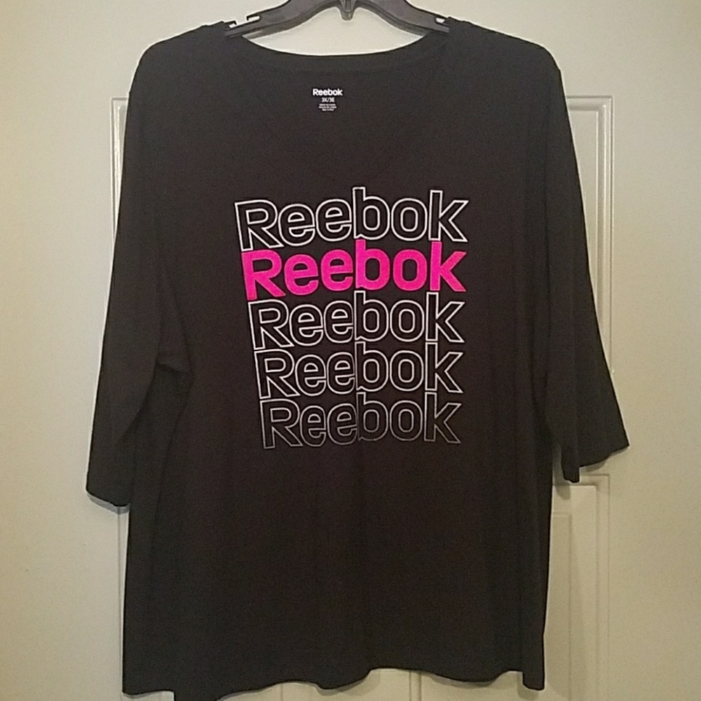 3/4 sleeve reebok active top
